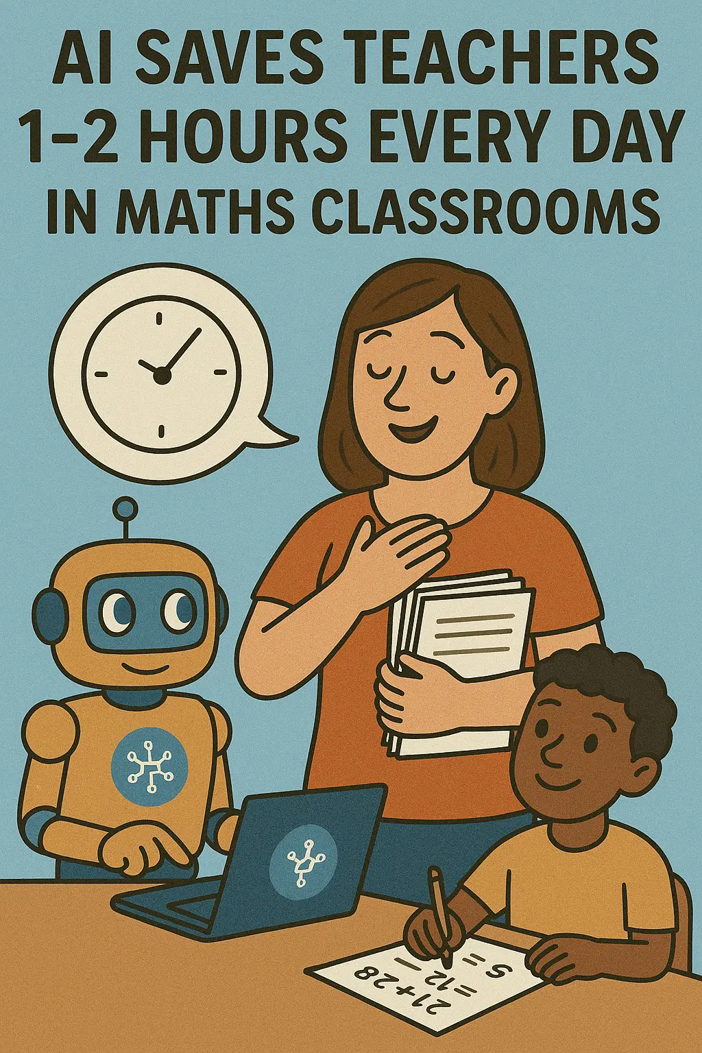 How AI Saves Teachers 1–2 Hours Every Day in Maths Classrooms