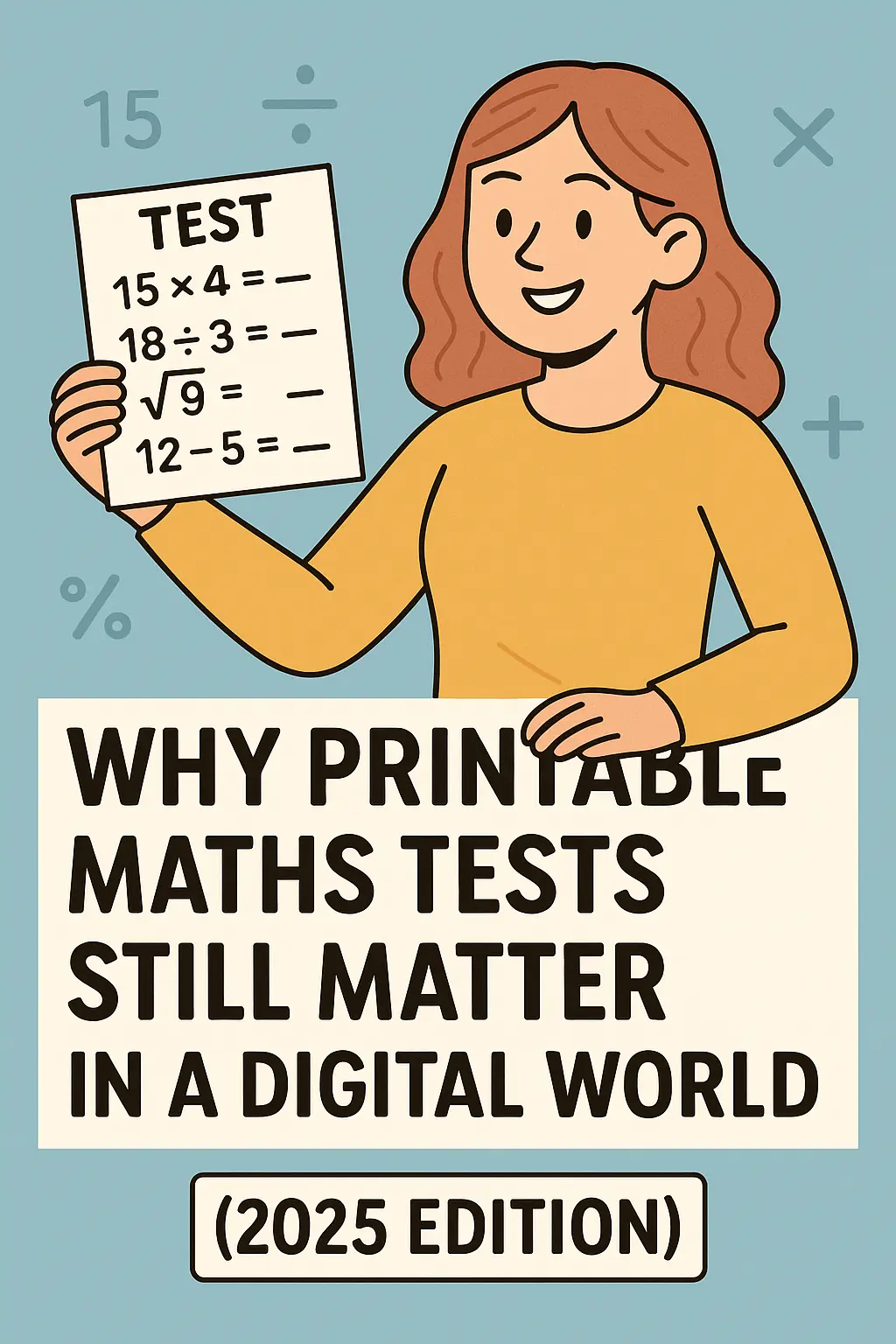 Why Printable Maths Tests Still Matter in a Digital World (2025 Edition)